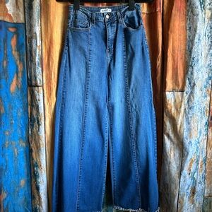 Dark Wash Wide Leg Jeans